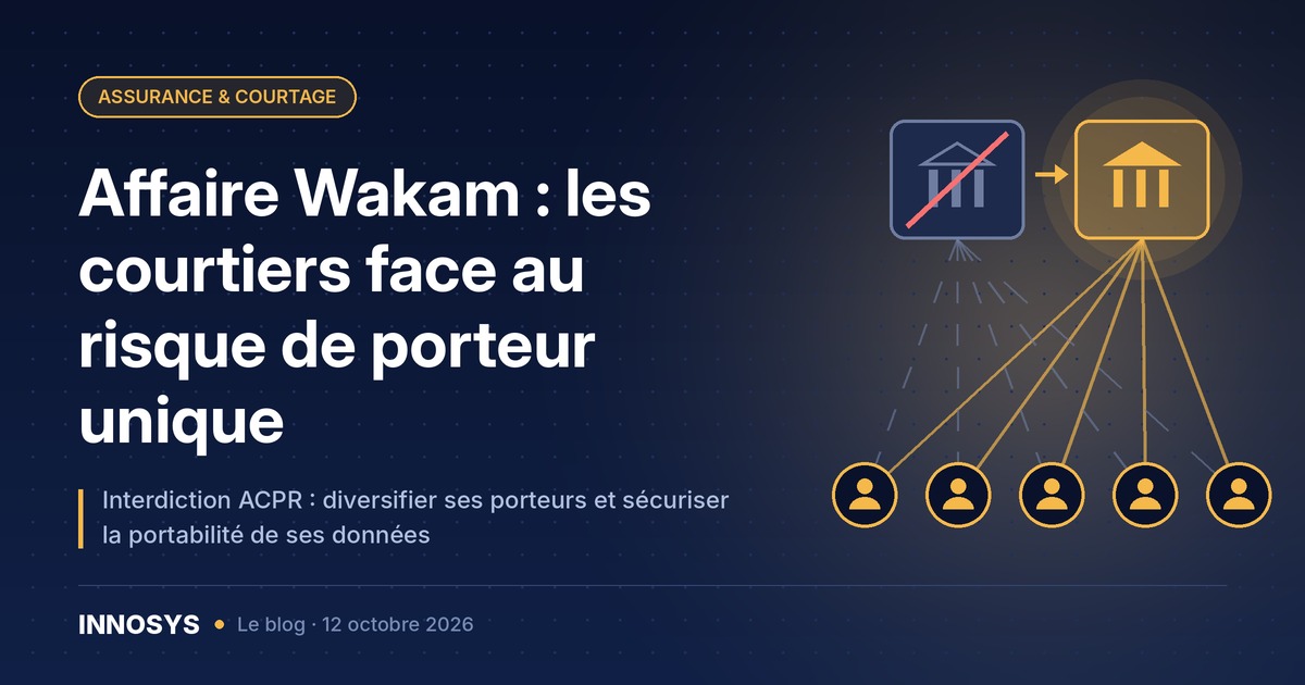 Affaire Wakam : les courtiers face au risque de porteur unique